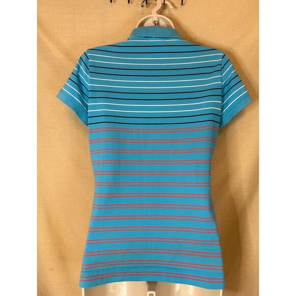 Nike Golf Women's | Dri Fit Polo | Blue Striped | Size S - Picture 5 of 7